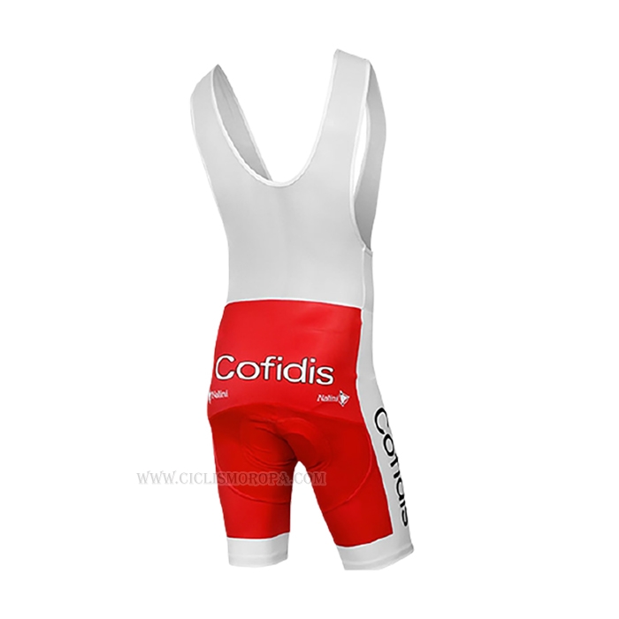 2017 Ropa Ciclismo Cofidis Rojo Mangas Corta y Culotte Corto